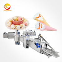 Mini machine de remplissage de chocolat de confiture de cône de crème glacée chaîne de production de guimauve crème glacée barbe à papa faisant la machine