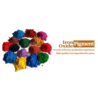Poudre d'oxyde de fer de haute qualité Pigment céramique apparence poudre de couleur pour les peintures de matériaux de construction en béton de ciment