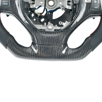 Volant en fibre de carbone personnalisé, cuir noir, adapté aux Lexus Gs200t Gs250 Gs350 Rx350 Rx450 Es350 Es300 2012-2014