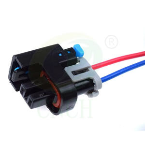 2วิธี multec คลิปหัวฉีดน้ำมันเชื้อเพลิง pigtail เทียมแบบสากลสำหรับ GM Saturn Hummer GMC 1P1575 PT2135 575356 - Product Image 4