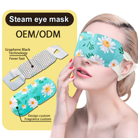 Masque pour les yeux à la vapeur avec compresse chaude et soulagement de la fatigue avec logo personnalisé