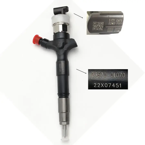 หัวฉีดคอมมอนเรล 23670-09060 23670-0L070 หัวฉีดสำหรับ TOYO-TA 2KD หัวฉีด 23670-09060 23670-0L070 23670-09360 - Product Image 1