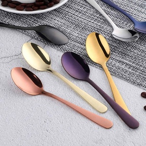 <span class=keywords><strong>8</strong></span> màu muỗng cà phê mini <span class=keywords><strong>8</strong></span> cái Rose Gold Plated Tea Spoon thiết lập dao kéo thép không gỉ gương muỗng canh Bộ đồ ăn cho bữa tiệc trà - Product Image 6