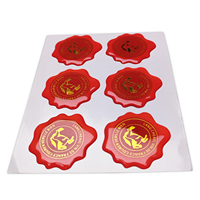Individuelle Wasserdichte Logo-Klebeetiketten Werbe-PVC- und Kristallharz-Domaufkleber Bedruckte Anpassbare Design-Etiketten