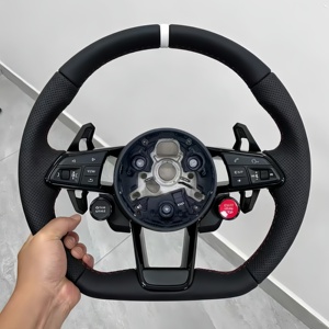 Volant personnalisé bleu avec boutons de démarrage et d'arrêt pour Audi B9 A3 A4 A5 S4 RS5 S3 S4 S5 A6 A7 A8 Q5 Q7 TT R8 S6 RS6 RS7 - Product Image 6