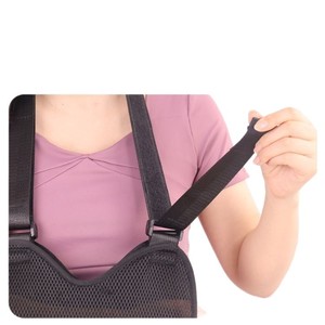 Attelle de bras respirante en maille avec coussinet en éponge pour le cou, sangle en nylon, support pour la récupération des blessures à l'avant-bras, au coude, à l'épaule et à la poignet - Product Image 3