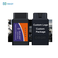 Escáner de Diagnóstico Universal ELM327 BT OBD2 para Automóviles, Lector de Códigos V1.5, Herramienta de Verificación de Fallas del Motor para Q5, Corolla, X3, Plástico, 12V, 12 Meses