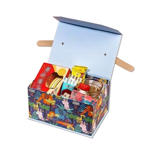 Luxury High Quality Custom Candy Packaging <b>Magnetic</b> <b>Gift</b> <b>Box</b> With Leather Handle - Product Image 6