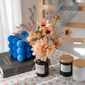 CallaFloral Ramo de Dalias Artificiales de Tela Plástica Tejida para Decoración de Bodas y Hogar CF01389 - Product Image 2