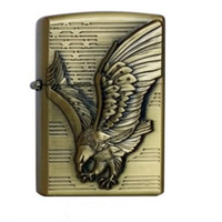 Briquet Zippo en métal de style vintage, alimenté au kérosène, avec logo personnalisé en bronze gaufré, vente en gros d'usine
