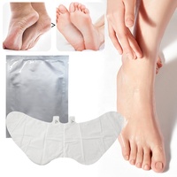 Chaussettes masques pour pieds à étiquette privée OEM, à bout détachable, enrichies en Vitamine C et Acide Hyaluronique, sans cruauté animale, nourrissantes, pour l'élimination des callosités et hydratantes