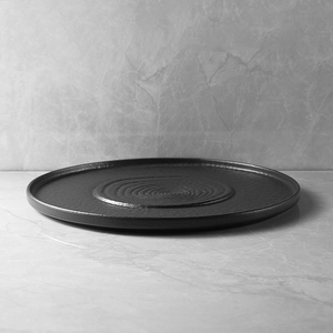 Jiujiuju Délicat Dim Sum Assiettes En Céramique Ondulation Rond Plat Plateau Pour La Restauration 11 Pouces Événements <span class=keywords><strong>Dessert</strong></span> <span class=keywords><strong>Service</strong></span> De Vaisselle - Product Image 6