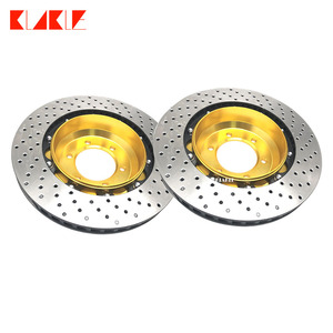 Kits de disques de frein de course KLAKLE, pièces de frein 380*34mm avec cloche centrale pour Toyota Vitz Fit Jazz - Product Image 4