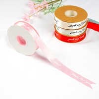 Cinta con estampado personalizado para decoración de tartas, cinta de algodón 100% poliéster para embalaje
