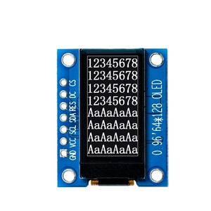 0.96นิ้ว64x128โมดูลโมดูลจอแสดงผลโมดูลหน้าจอ OLED อินเตอร์เฟซ SH107 SPI I2C - Product Image 2