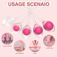 Ensemble de boules de Kegel en silicone S-Hande, boules Benoit Ben Wa, appareil d'exercice de Kegel, appareil d'exercice du plancher pelvien et des muscles abdominaux pour femmes