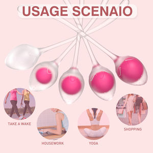 S-Hande Silicone Kegel Ball Set <span class=keywords><strong>Benoit</strong></span> Ben Wa Balls Kegel Ejercitador Vagina Ejercitador de suelo pélvico y ejercicios básicos para mujeres - Product Image 3