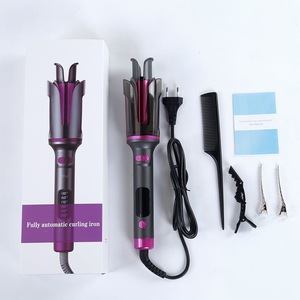Fer à boucler automatique rotatif à baril long avec affichage LED et technologie PTC, pour des boucles parfaites et un coiffage facile - Product Image 4