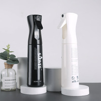 Bouteille de pulvérisation professionnelle à brume ultra fine de 200 ml, 300 ml, 500 ml, à pulvérisation continue, anti-fuite, en PET, pour salon de coiffure, pulvérisateur d'eau pour le coiffage des cheveux