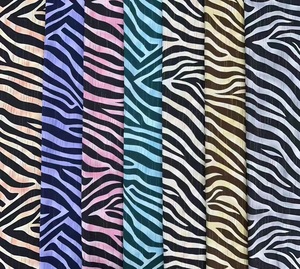 Thấp Moq Mùa Xuân Hoa In 103gsm 95% <span class=keywords><strong>Polyester</strong></span> 5% Spandex Crepe Vải Cho Hàng May Mặc Phụ Nữ Ăn Mặc Quần Áo Trong Kho - Product Image 4