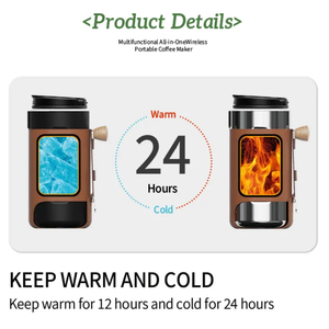 ชุดถ้วยกาแฟสแตนเลสแบบมินิมอลชุดต้มเบียร์แบบพกพาสุดหรูสำหรับใช้ในบ้านภาชนะใส่เครื่องดื่มทำโลโก้ได้ตามต้องการ - Product Image 2