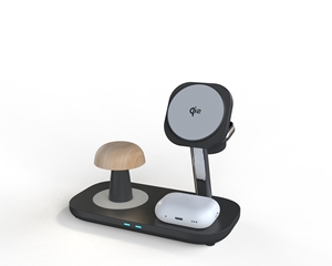 Nuevo Banco de Energía Magnético Inalámbrico 3 en 1 2026 para Teléfono Móvil, Reloj Inteligente y Auriculares con Luz Nocturna - Product Image 6