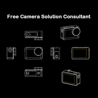 Caméra d'action sportive professionnelle personnalisable 4K 30 FPS écran 2.0 pouces 150 grand angle étanche pour le ski vidéos YouTube