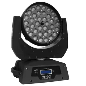 Hoge Helderheid China Zoom Led Moving Head Wash 36Pcs 10W 4in1 Disco Podium Verlichting Prijs Voor Night Club