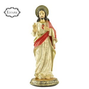 Vilead — Figurines religieux <span class=keywords><strong>catholique</strong></span>, éléments religieux, Sculpture du cœur religieuse de jésus, nouvelle collection - Product Image 1