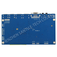 Placa Controladora LCD R95TALL-V2.0 4K, Entrada de CC de 12V/24V, Interfaz EDP V-by-One, Resolución 3840x2160, 5 Teclas, Luz LED LCD