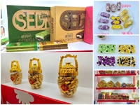 Bonbons SLEZI en gros directement de l'usine OEM, en vrac, en forme de pièces d'or, de pastèque et de ballon de football, saveur chocolat et confiture, friandise chinoise solide