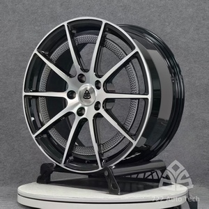 722Auto Finition Noir Brillant Monobloc Forgé 17-19 Deep Lip Hybrid TUV 5x108/5x112/5x114.3 pour <span class=keywords><strong>Volvo</strong></span> <span class=keywords><strong>S60</strong></span> T8 Recharge - Product Image 3