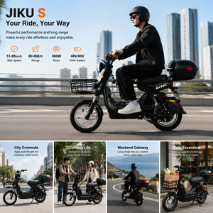Factory Direct 500W Unisex Electronic Scooter with 14*2.5 Battery Hub <b>Motor</b> 60-80km Range Max Load 150kg - Product Image 3