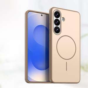 Funda Protectora para Teléfono Samsung S26, Acabado Mate, Magnética, Sensación de Piel, Cobertura Total, Anti-caídas - Product Image 1