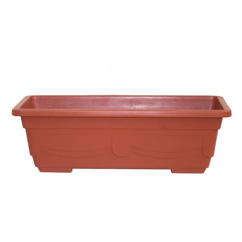 Terracotta Kleur Pp Plastic Planter Grote Plant Groente Bloempotten Bloempot