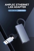Adaptador LAN USB 3,0 a RJ45, convertidor de red Gigabit de 10/100/1000Mbps para computadora portátil de escritorio, Plug and Play sin controlador