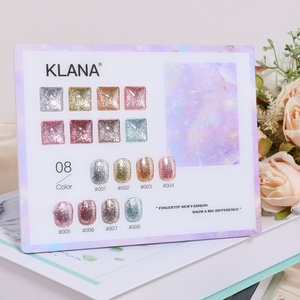 Wholesale 8 Color <b>Reflective</b> <b>Glitter</b> <b>Gel</b> Nail <b>Polish</b> Broken Diamond <b>Gel</b> Soak Off UV Flash <b>Gel</b> - Product Image 2