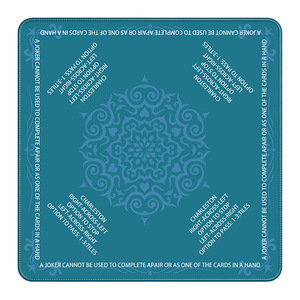 Tapete de Mahjong Americano de Caucho Natural de 33x33 Pulgadas, Impermeable, Resistente al Desgaste, con Borde Reforzado y Silencioso, para Juegos de Mesa Familiares Navideños - Product Image 5