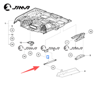 Ressort à gaz Stabilus 863296, capot pour Lamborghini OEM 4T7827552
