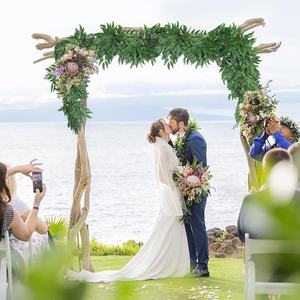 Haute qualité en gros en vrac 200cm Faux verdure feuilles de saule rotin pliable vigne de saule artificielle pour la décoration de la maison de mariage - Product Image 4