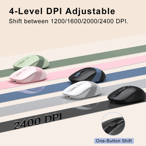 <span class=keywords><strong>A4Tech</strong></span> fstyler fb10cs 2.4G cho Bluetooth 2000DPI im lặng không dây Chuột quang cho máy tính di động có thể sạc lại với phần mềm - Product Image 4