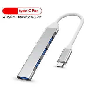 Dock di estensione Hub USB C 4 porte USB 3.0 30 Hub adattatore Splitter di tipo C per Docking Station per Laptop