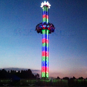 Manèges de parc d'attractions : Tour de chute, Tour volante, Attractions de fête foraine à sensations fortes à vendre - Product Image 1