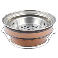 Barbecue portable compact en argile de style coréen et japonais au charbon de bois