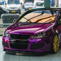 Film de protection de voiture en vinyle PVC de haute qualité, couleur violet raisin métallisé liquide, couverture complète de la carrosserie, résistance à la traction élevée, sans bulles d'air