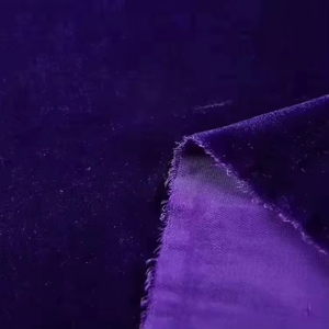 Home Deco Upholstery Polyester Woven Brushed Korea Velour Sofa Cover Fabric Plain Dyed Solid <strong>Purple</strong> Micro <strong>Velvet</strong> Model 5000 - Product Image 2