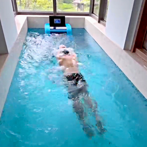 Machine d'entraînement automatique à <span class=keywords><strong>contre</strong></span>-<span class=keywords><strong>courant</strong></span> pour <span class=keywords><strong>piscine</strong></span> en plastique, avec jets pour entraînement sans fin - Product Image 3
