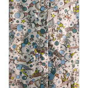 Blusa Elegante de Diseño Japonés con Estampado de Mapa de Fantasía, Corte XS, de Liberty of London para Mujer - Product Image 3