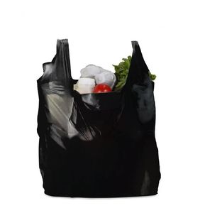 Wholesale Plastic Supermarket Plastic Hdpe Grocery T Shirt Handle Shopping <b>Bin</b> Liner <b>Bag</b> - Product Image 3