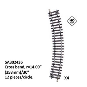 1:87 Ho Quy Mô G1 9.06 "230Mm Đường Sắt Thẳng Theo Dõi Mô Hình <span class=keywords><strong>Train</strong></span> Bố Trí Đường Sắt Đồ Chơi Kim Loại Đường Sắt - Product Image 4